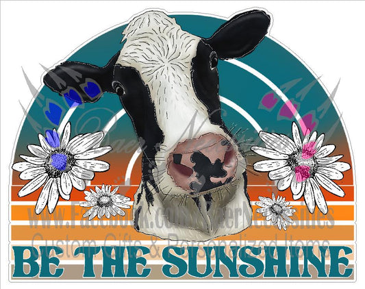 Be the Sunshine - Tumber decal