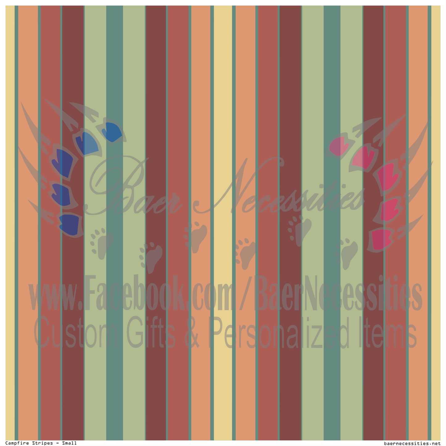 Campfire Stripes - Digital