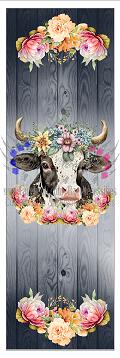 Floral Cow - Pen Wrap