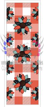 Plaid Fall Sunflowers - Pen Wrap