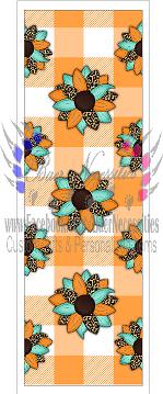Plaid Fall Sunflowers - Pen Wrap