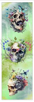 Floral Skulls - Pen Wrap