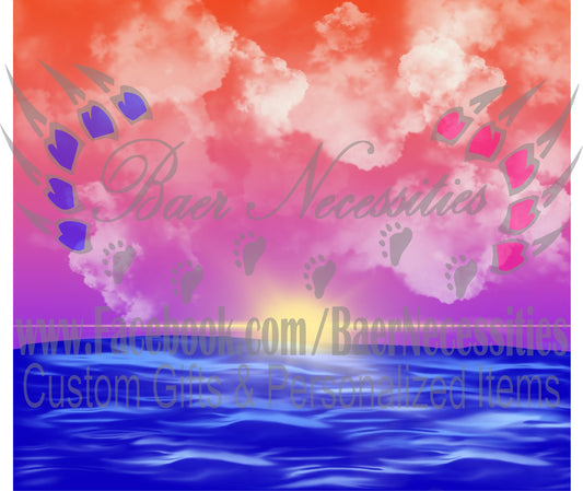 Sunset BN - Tumbler Transfer