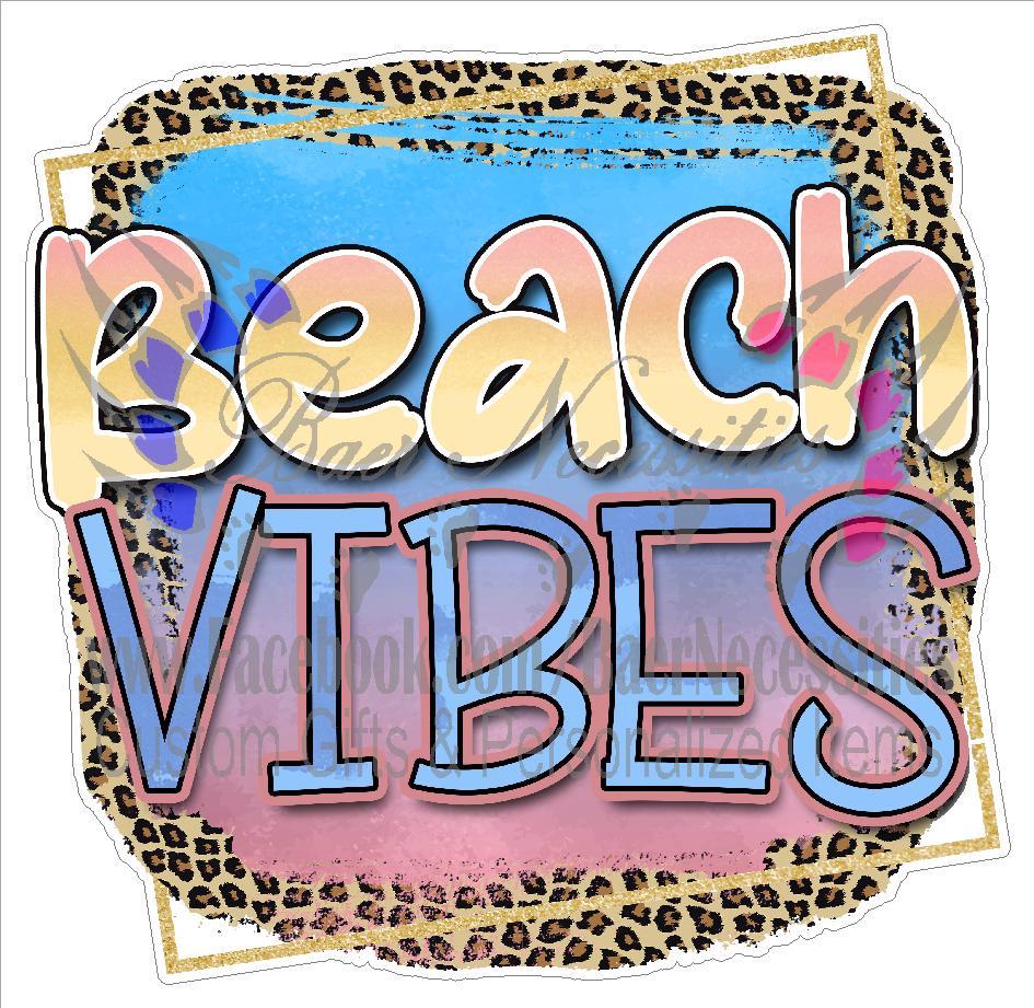 Beach Vibes - Tumber Decal