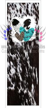 3 Hearted Cow Print - Pen Wrap