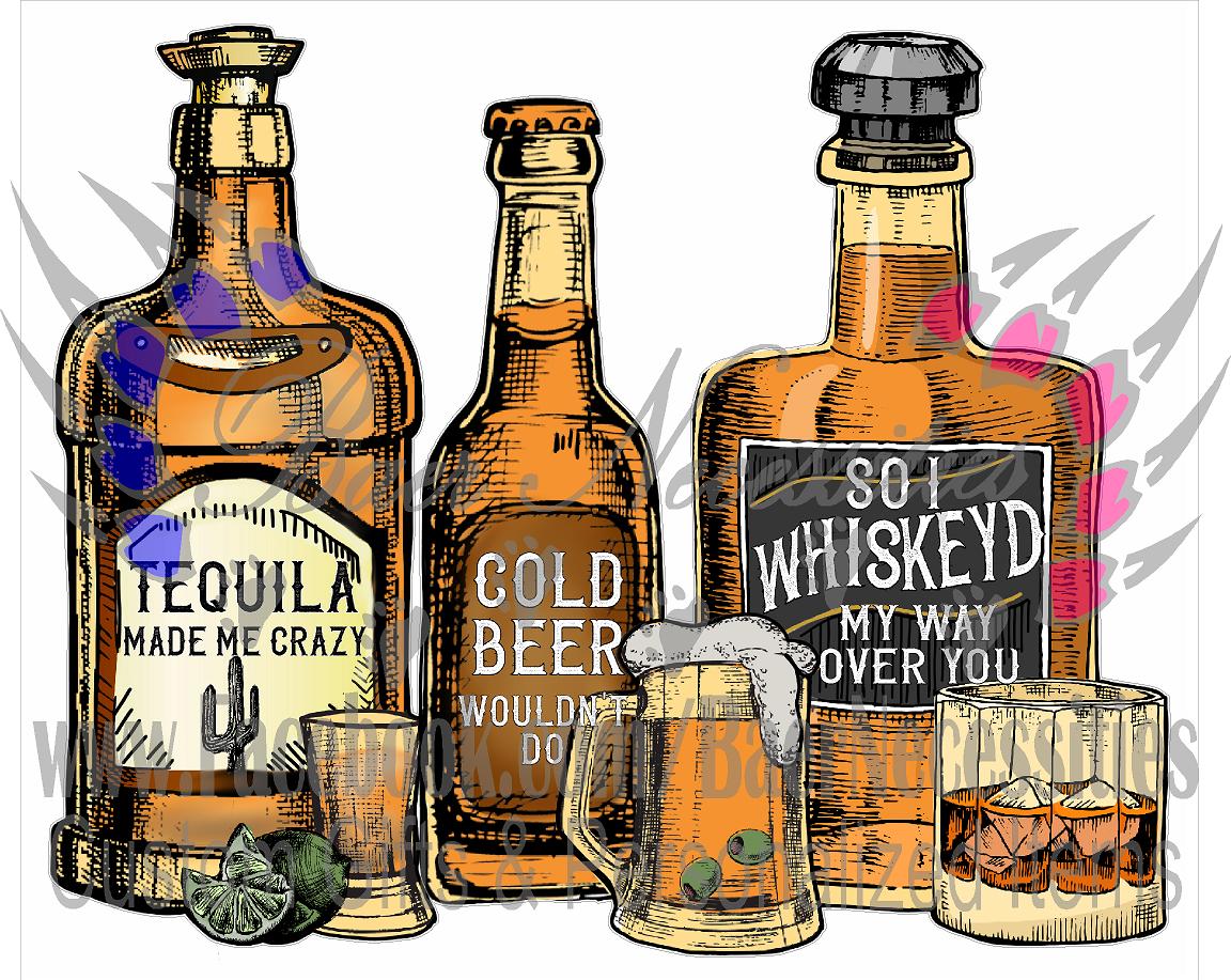 Adult Beverages - Tumber Decal