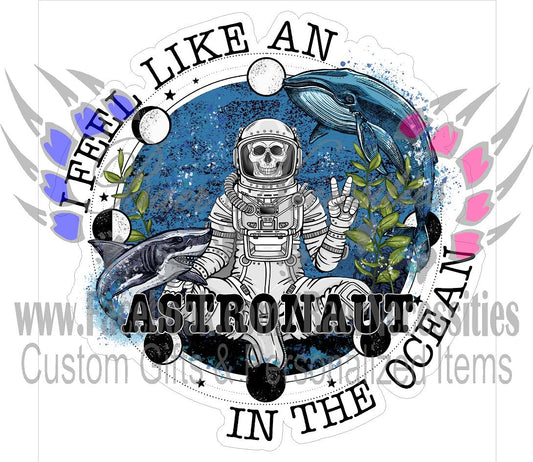 Astronaut in Ocean - Tumber Decal