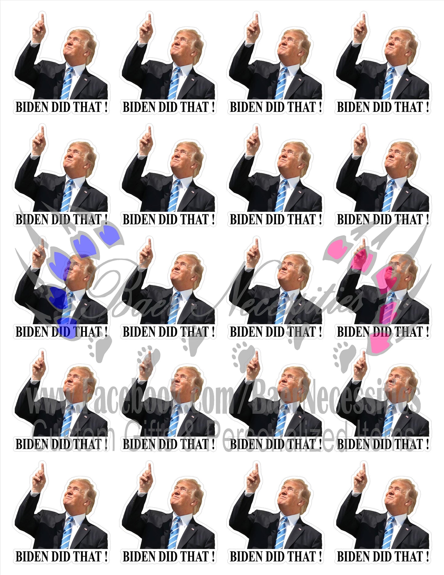 Biden I Did That - Decals