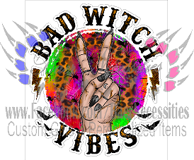 Bad Witch Vibes - Tumber Decal