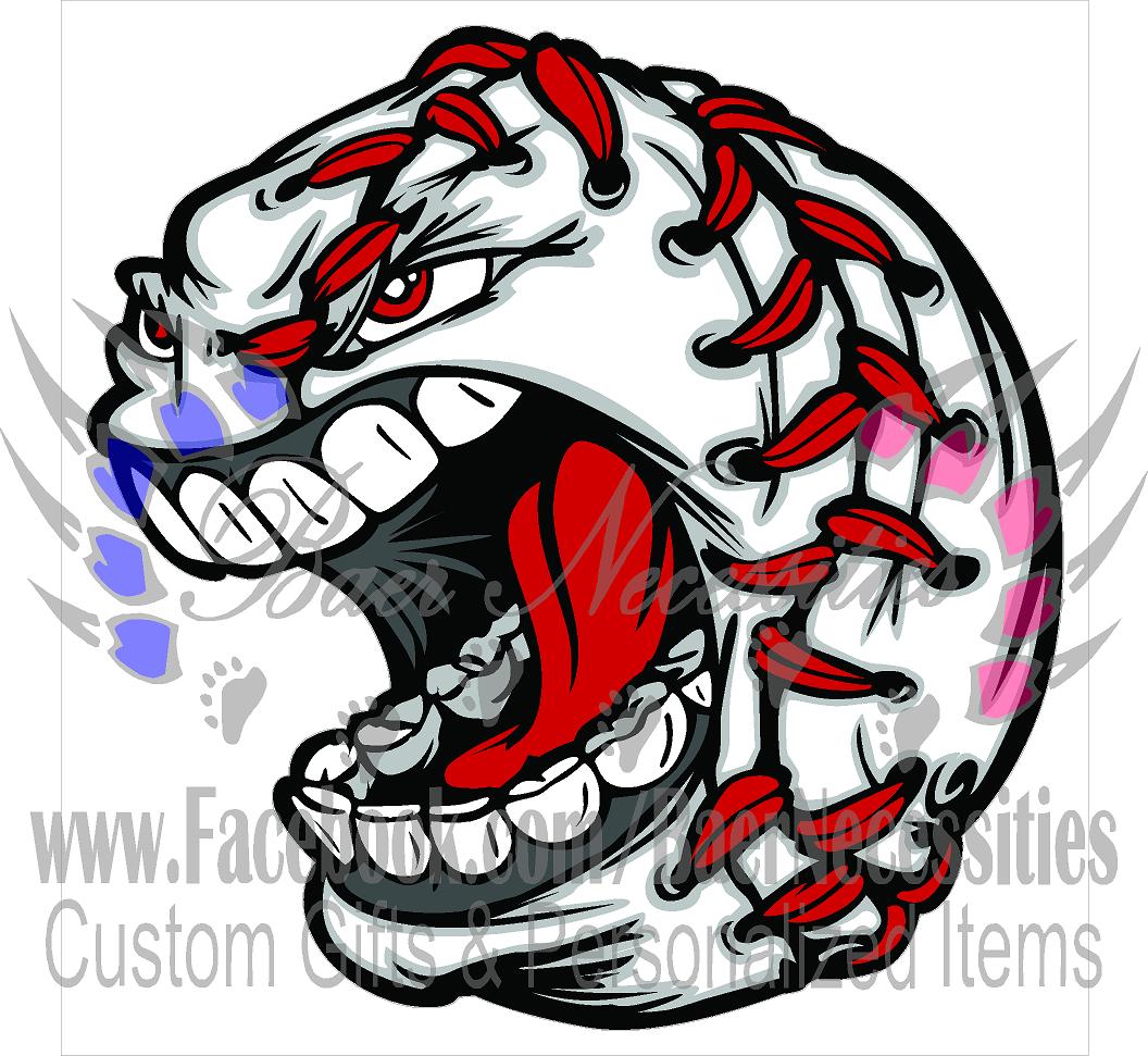 Baseball Face - Tumber Decal