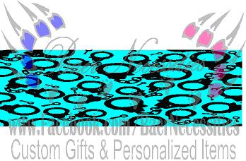 Blue/Teal Handcuffs - Pen Wrap