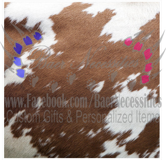 Brown Cow Hide 1 - Adhesive
