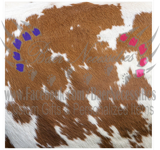 Brown Cow Hide 2 - Adhesive