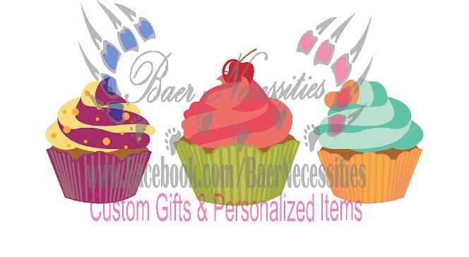 Cupcakes (Set of 3) - Tumbler Decal