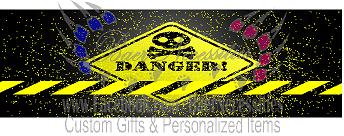 Danger Caution - Pen Wrap