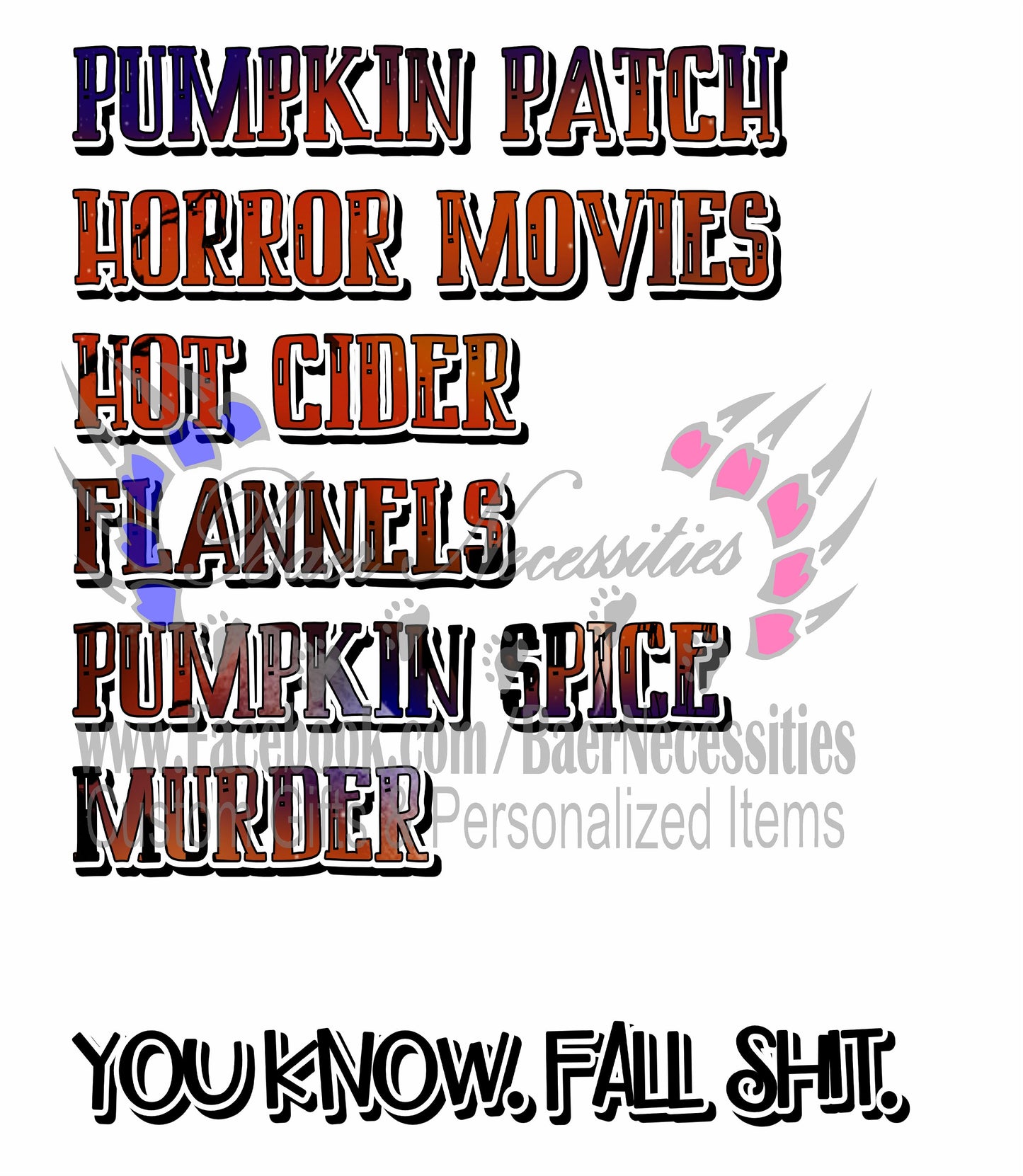 Fall Sh*t - Transfer