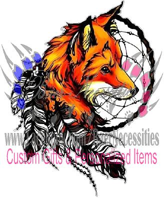 Fox Dreamcatcher - Tumbler Decal