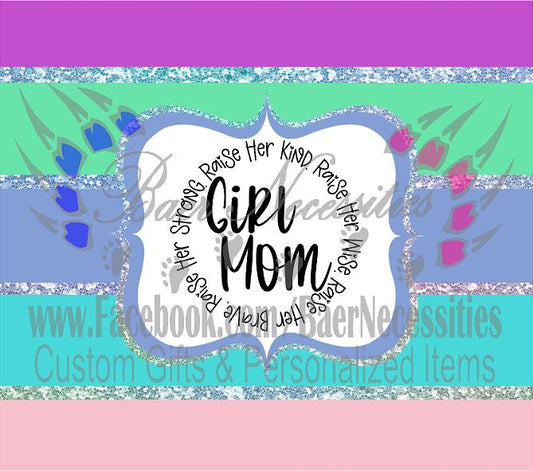 Girl Mom Stripped - Full Wrap