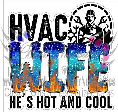 HVAC Wife - Tumber Decal