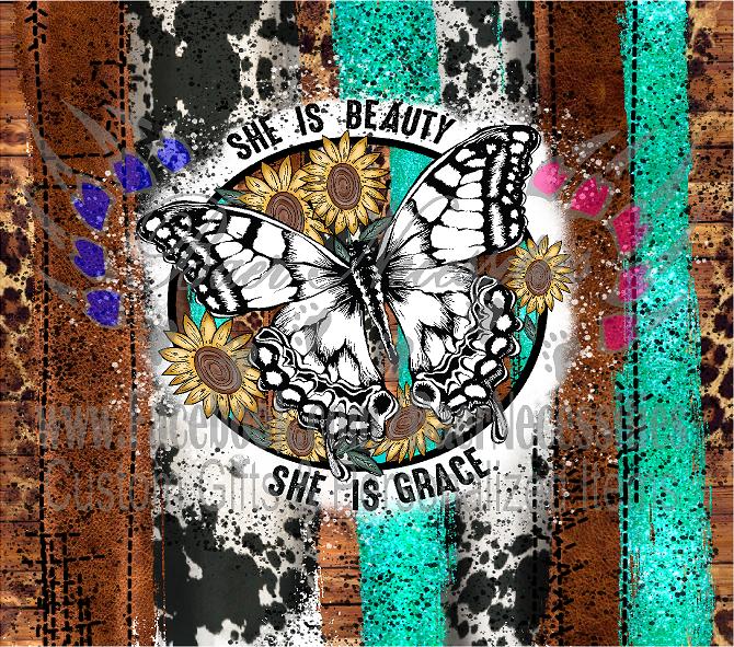 She is Beauty, She is Grace - Full Wrap