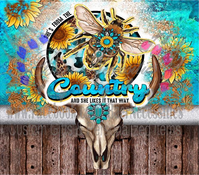 She's from the Country - Full Wrap