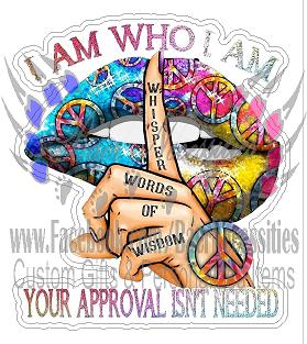 Whisper WORDS of Wisdom - Tumber Decal