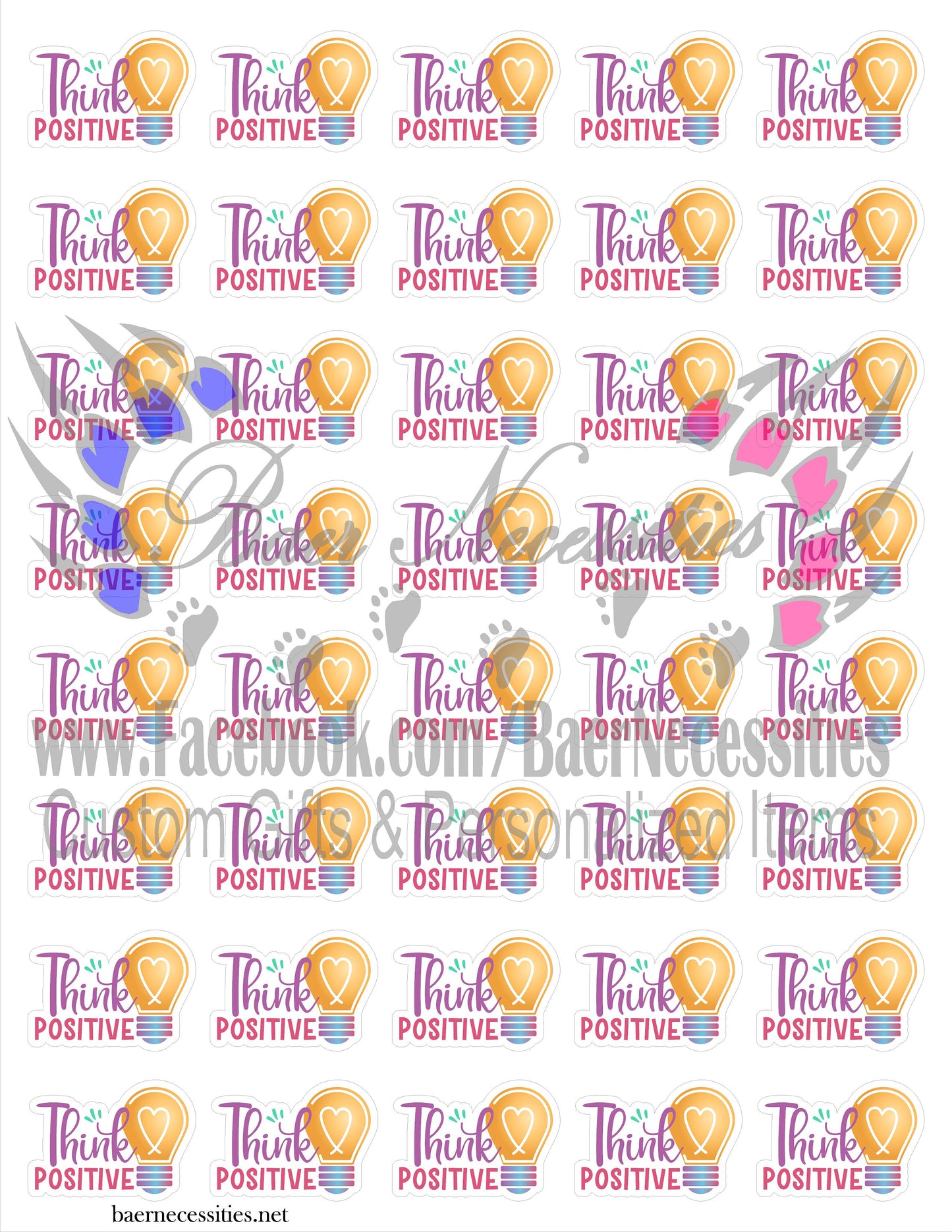 Inspirational Packaging Decals Multipack