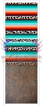 Leathered Cow Serape - Pen Wrap