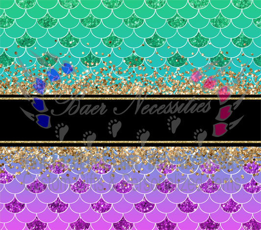 Mermaid Ombre 30oz - Full Wrap