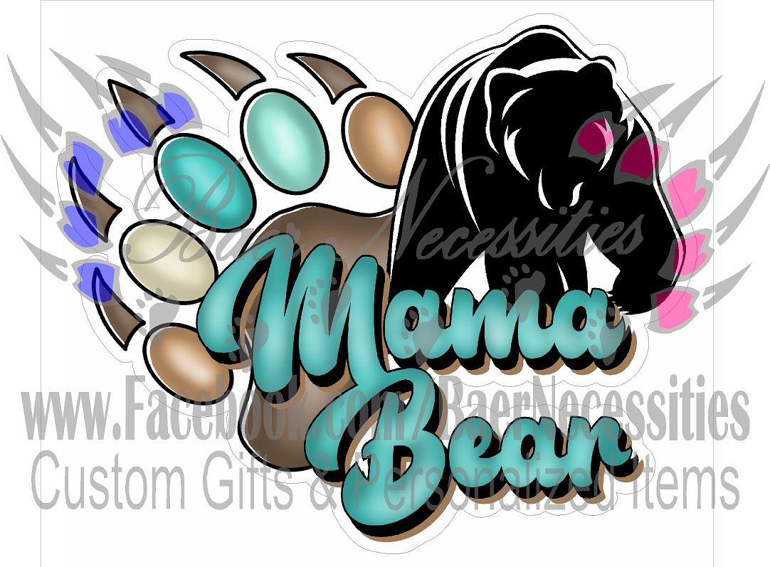 Mama Bear - Tumber Decal