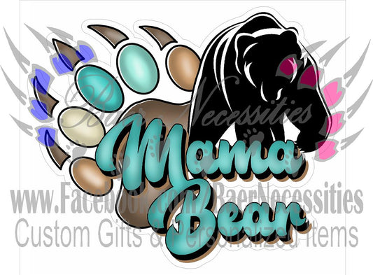 Mama Bear - Tumber Decal