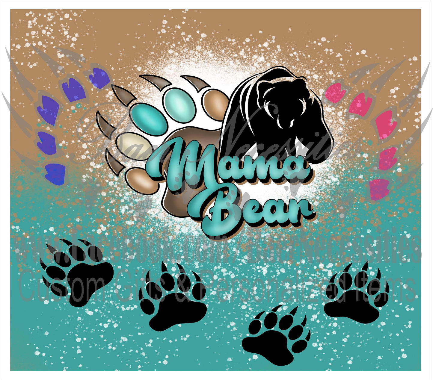 Mama Bear - Tumbler Transfer