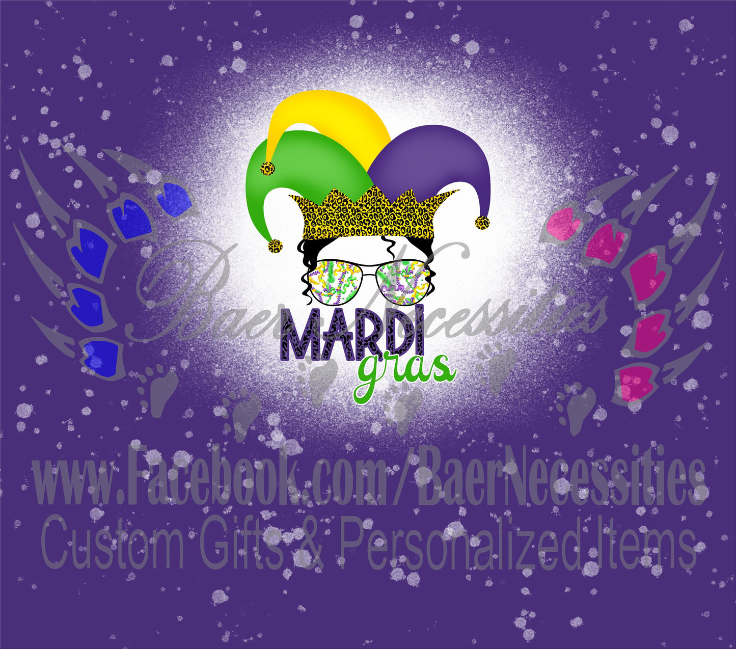 Mardi Gras Jester - Full Wrap
