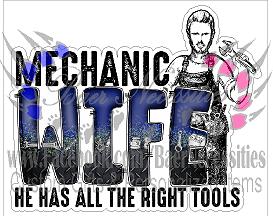 Mechanic Wife - Tumber Decal