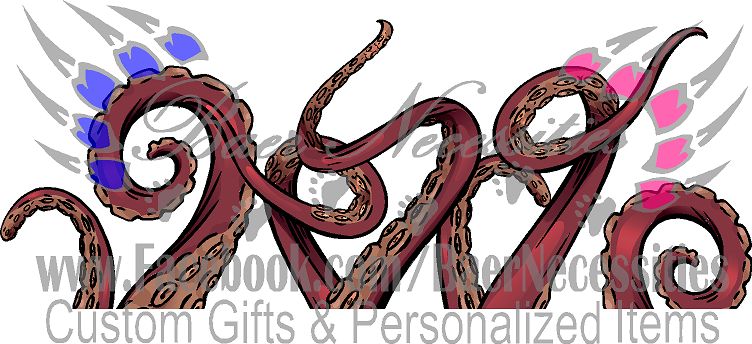Octopus Arms Wrap - Tumbler Decal
