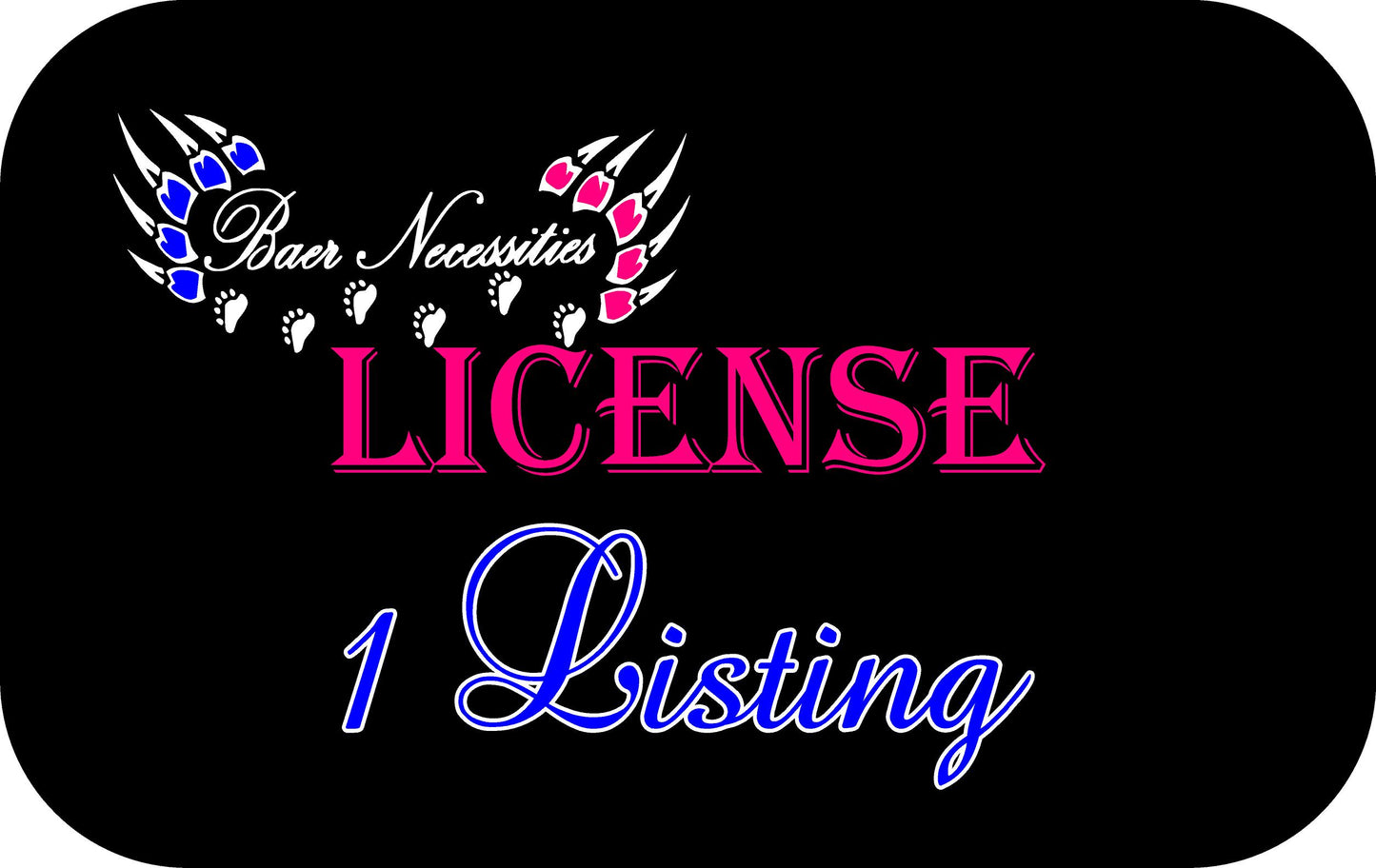One Listing LICENSE - Digital