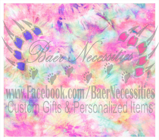 Pastel Rainbow Tie Dye - Full Wrap