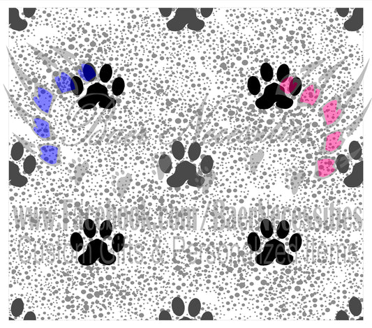 Paw Print - Tumbler Transfer