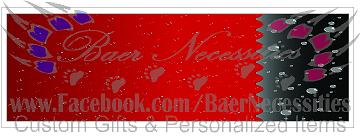Red n Black with Droplets - Pen Wrap