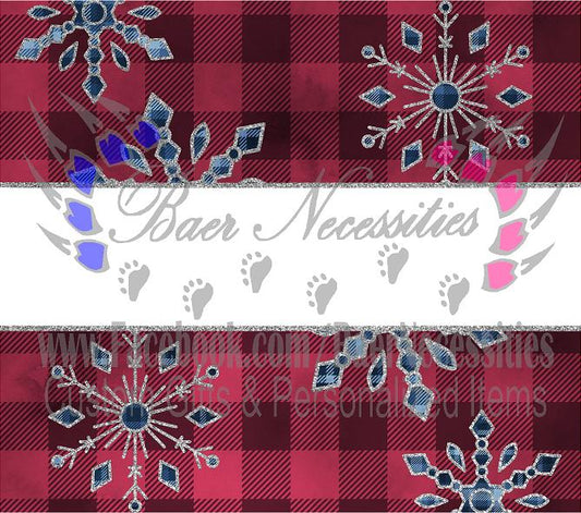 Snowflake Plaid - Full Wrap