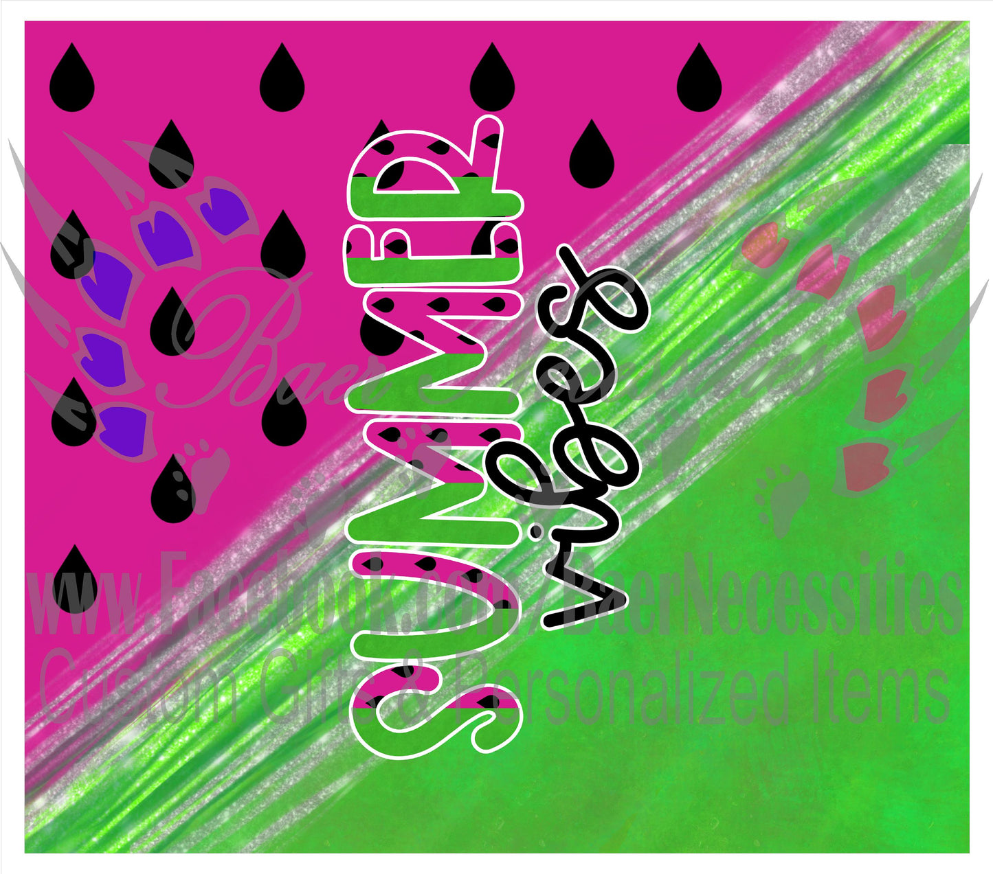 Summer Vibes Watermelon - Full Wrap