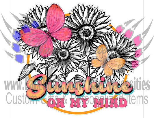Sunshine on my Mind - Tumber Decal