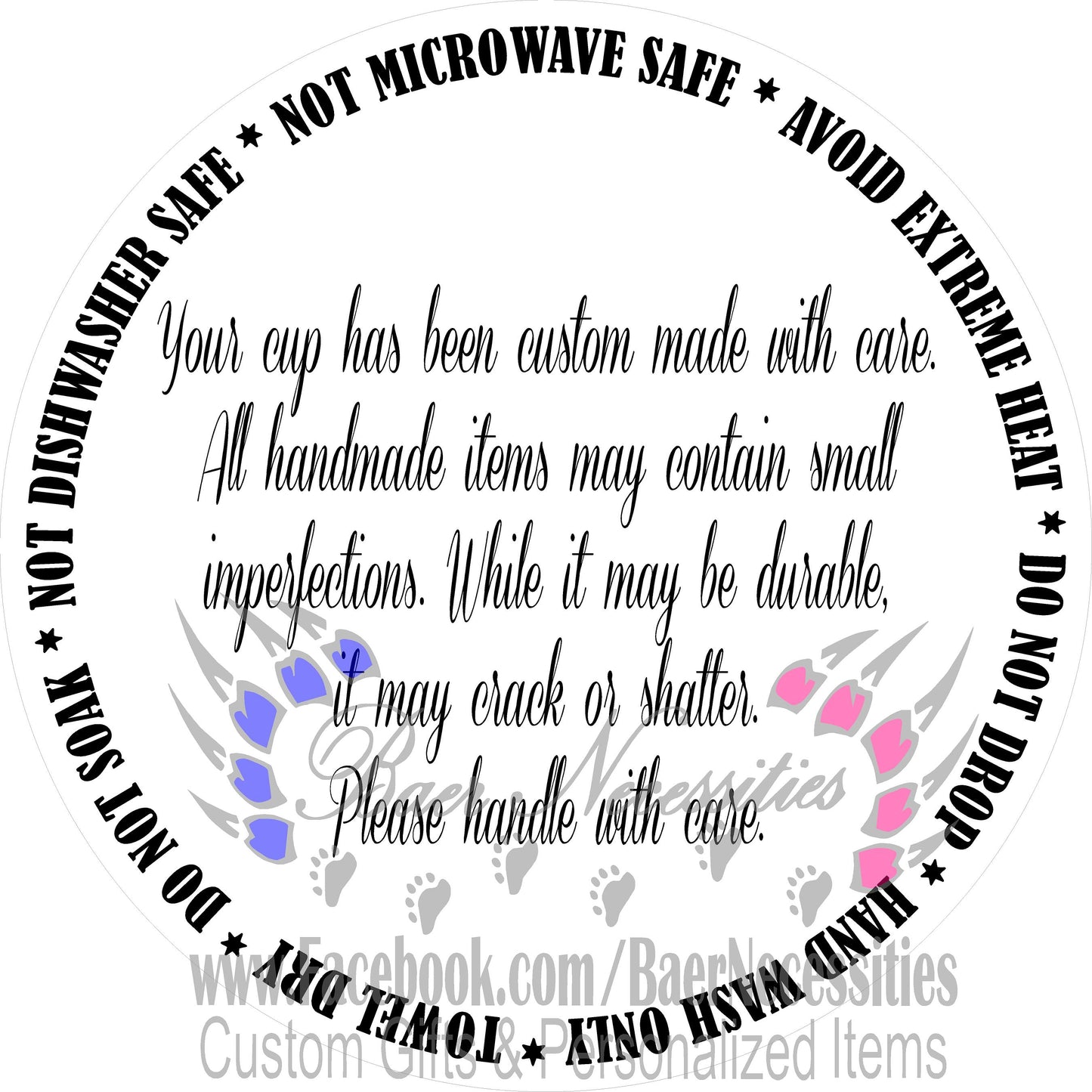 Tumbler Instruction Decals (CScript)