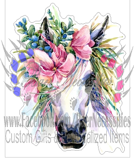 Watercolor Unicorn - Tumbler Decal