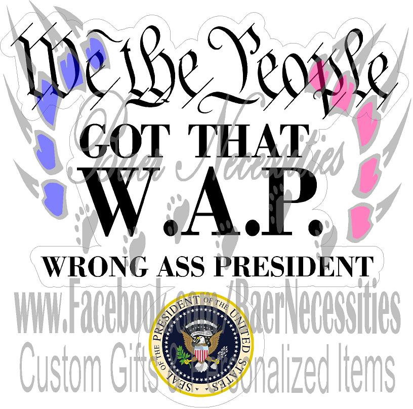 We The People WAP - Tumber decal
