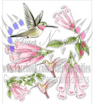 Hummingbird Dawn 02 - Decal Theme/Set