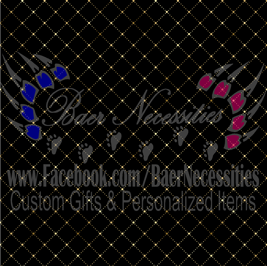 Gold Black White Floral 14 - Adhesive