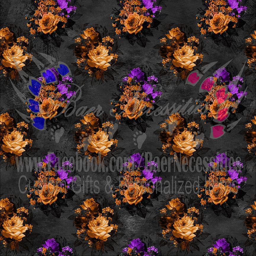Halloween Floral 22 - Adhesive