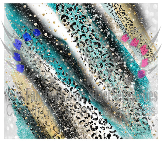Milkyway Teal Leopard Safari - Full Wrap