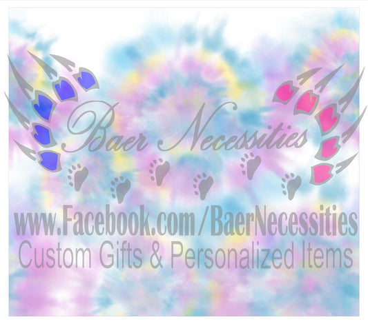 Pastel Tie Dye  - Full Wrap